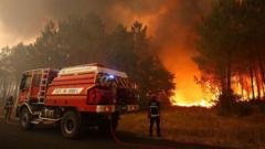 Thousands evacuated in France fires