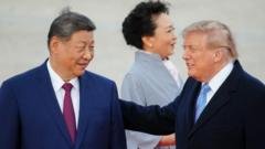 Trump offers warm welcome as China’s Xi arrives for US visit