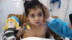 Girl has multiple surgeries to control infections after strike in Gaza