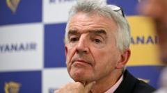 Ryanair boss Michael O’Leary apologises over ‘high-fare rapists’ remarks