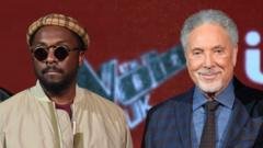 Will.i.am backs campaign for Sir Tom Jones to return to The Voice