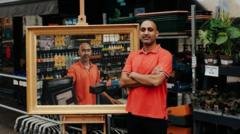 Shopkeeper immortalised by royal portrait artist
