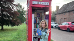 Winnie-the-Pooh books to fill phone box libraries